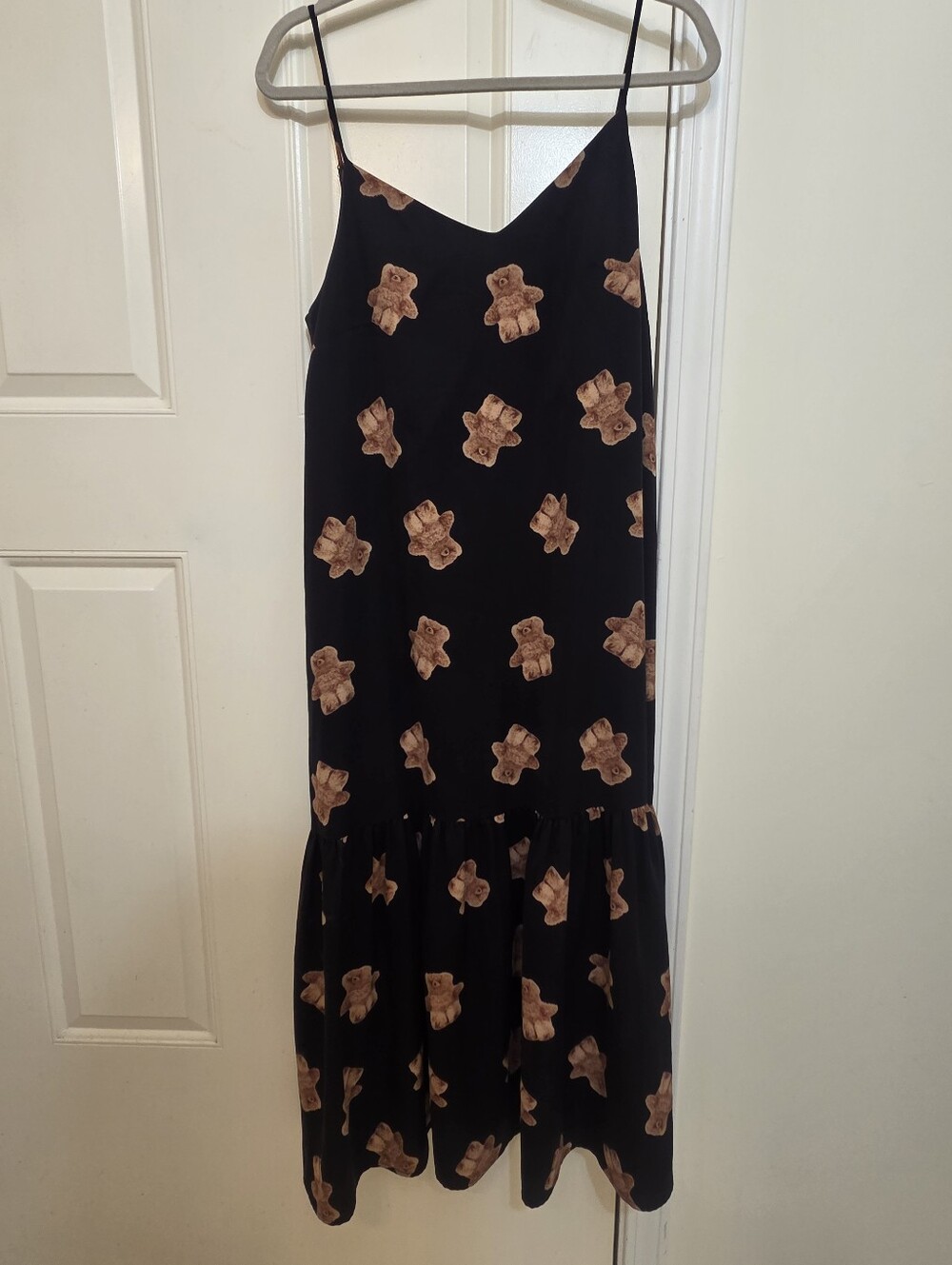 RARE Urlazh Teddy Bear Print Maxi Dress